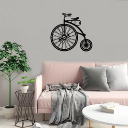 Wallity Big Step Accesorio Decorativo de Pared de Metal Negro